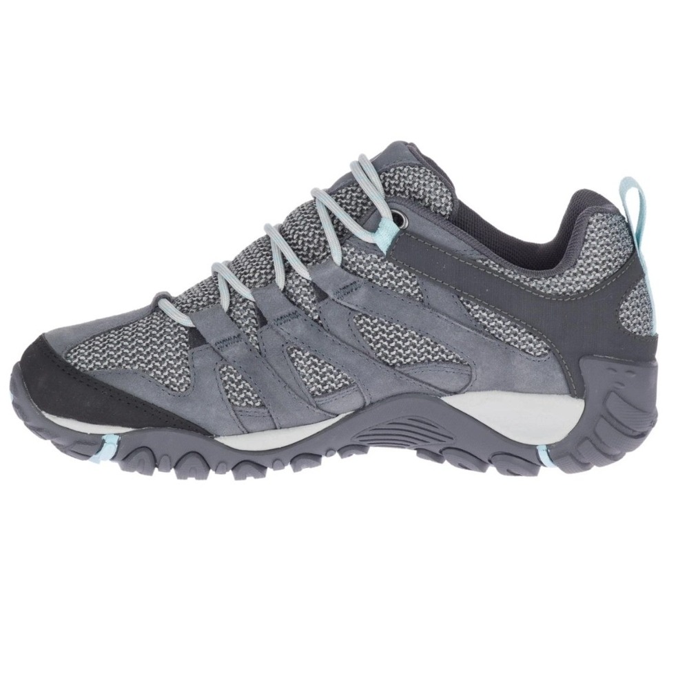 Merrell Alverstone Hiking Shoes Womens 8 Storm Grey Blue Excellent J034612